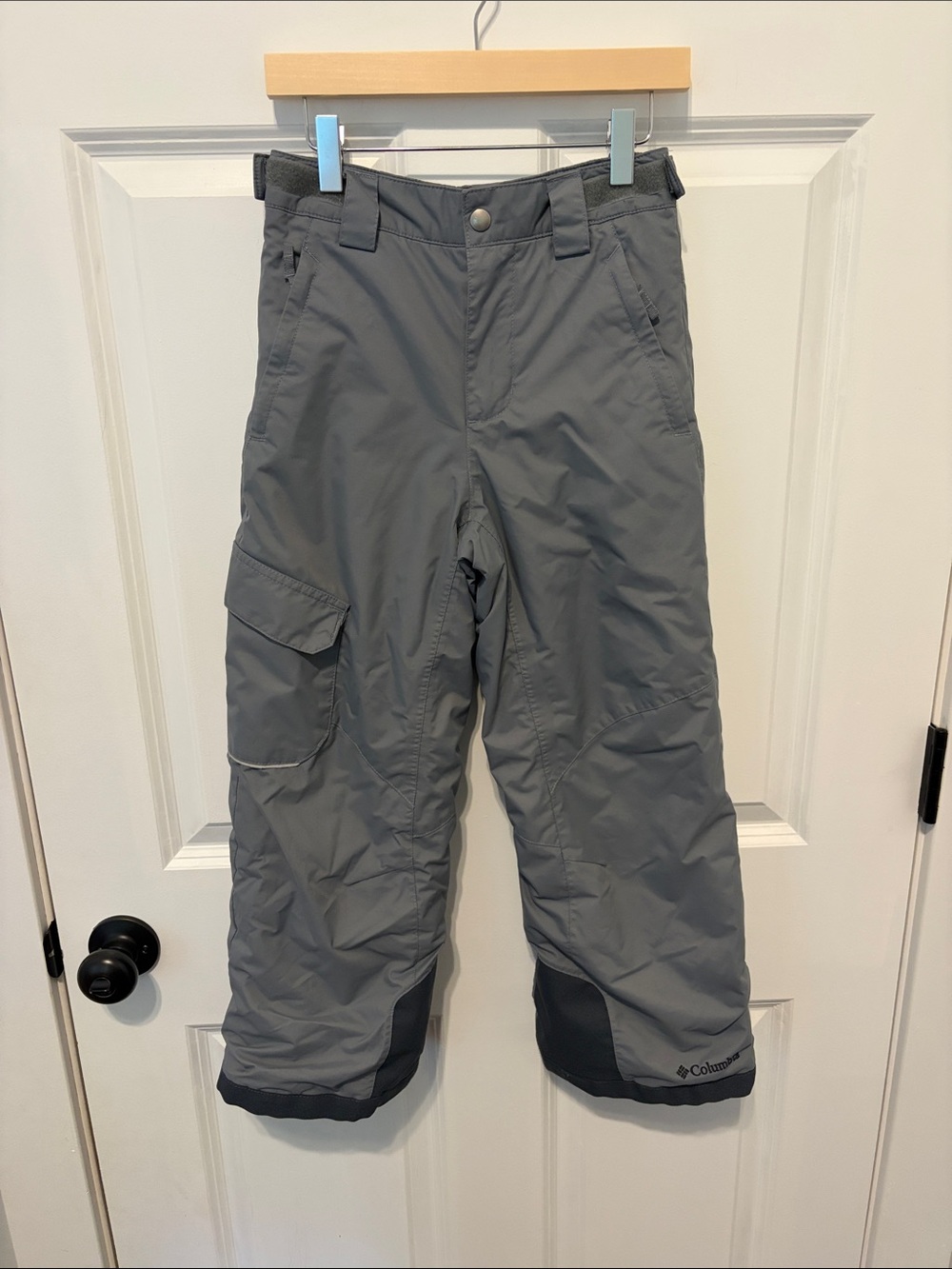 Columbia Bugaboo Gray Kids Cargo Snow Pants